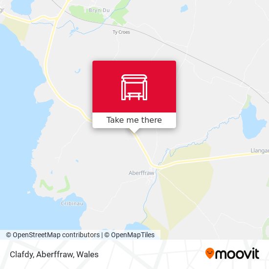 Clafdy, Aberffraw map