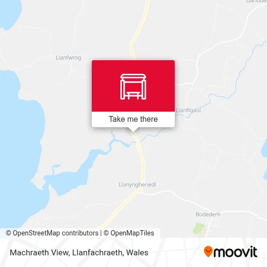 Machraeth View, Llanfachraeth map