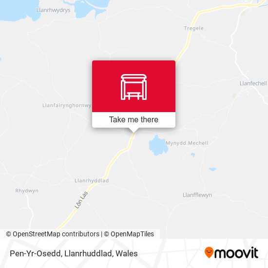 Pen-Yr-Osedd, Llanrhuddlad map