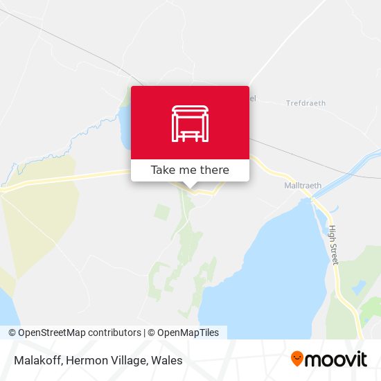 Malakoff, Hermon Village map