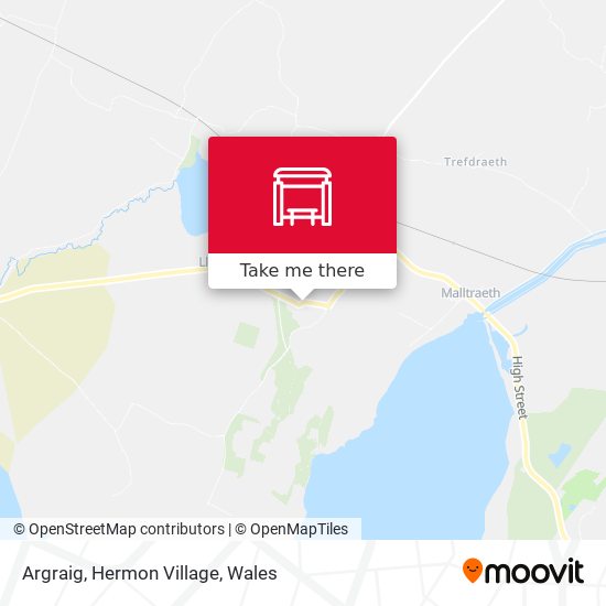 Argraig, Hermon Village map