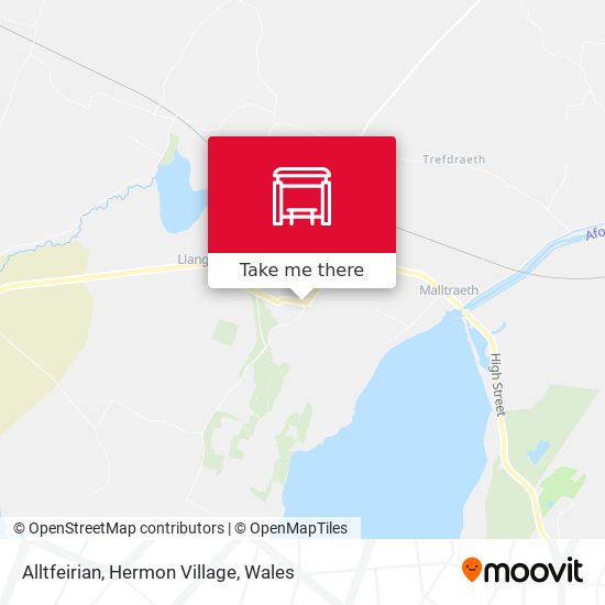 Alltfeirian, Hermon Village map