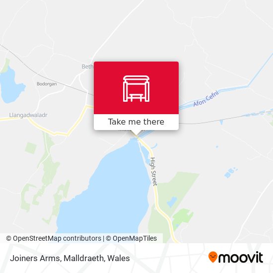 Joiners Arms, Malldraeth map