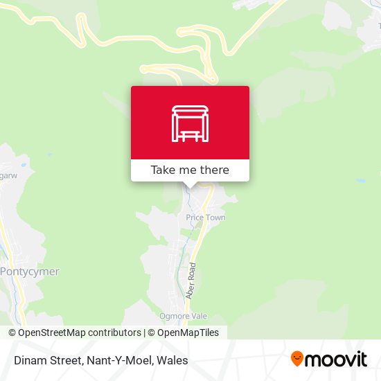 Dinam Street, Nant-Y-Moel map