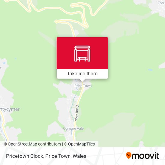 Pricetown Clock, Price Town map