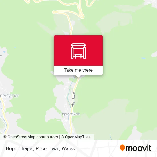 Hope Chapel, Price Town map