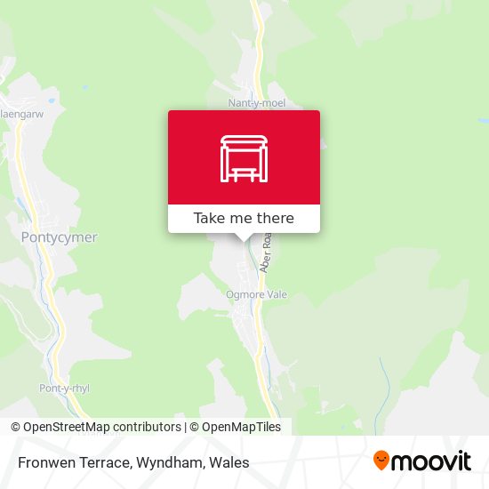 Fronwen Terrace, Wyndham map