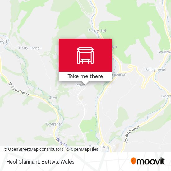 Heol Glannant, Bettws map