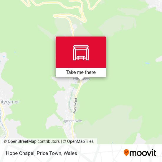 Hope Chapel, Price Town map