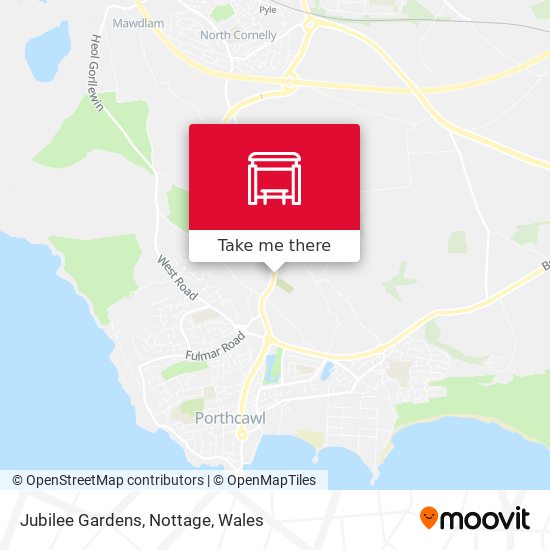 Jubilee Gardens, Nottage map