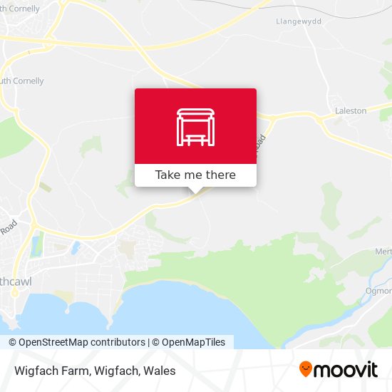 Wigfach Farm, Wigfach map