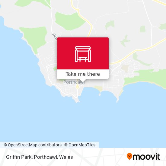 Griffin Park, Porthcawl map