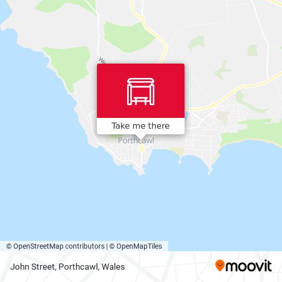 John Street, Porthcawl map