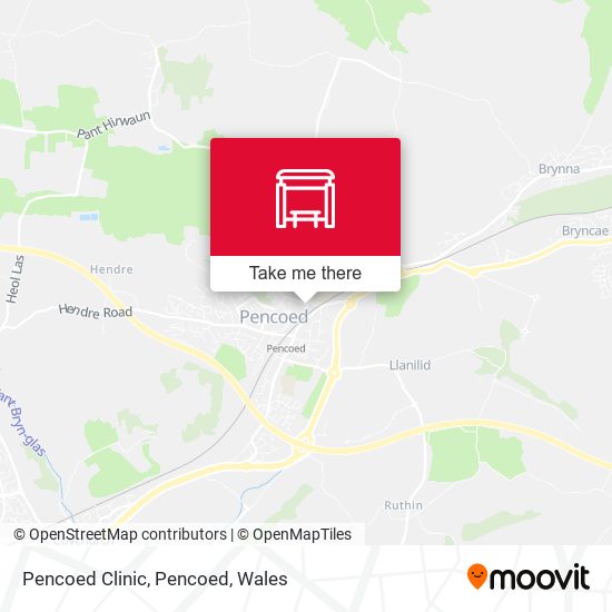 Pencoed Clinic, Pencoed map