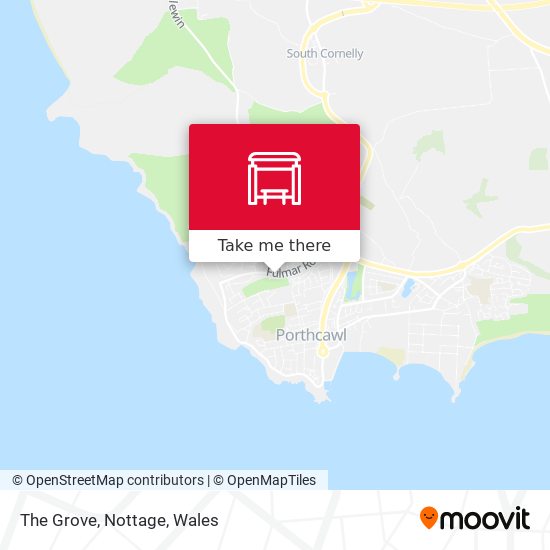 The Grove, Nottage map
