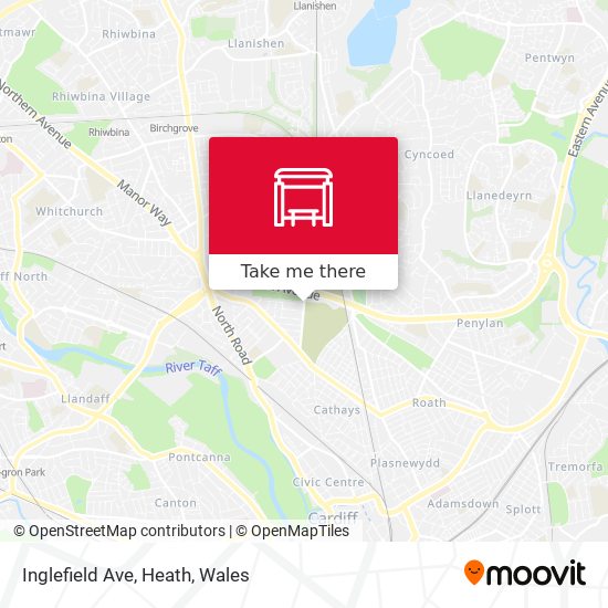 Inglefield Ave, Heath map