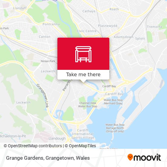 Grange Gardens, Grangetown map