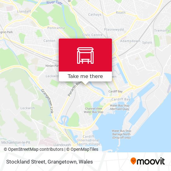 Stockland Street, Grangetown map