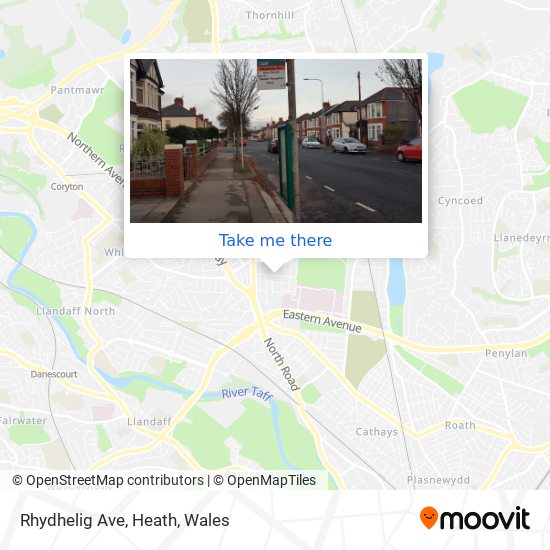 Rhydhelig Ave, Heath map