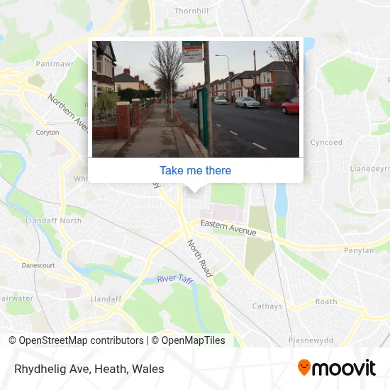Rhydhelig Ave, Heath map