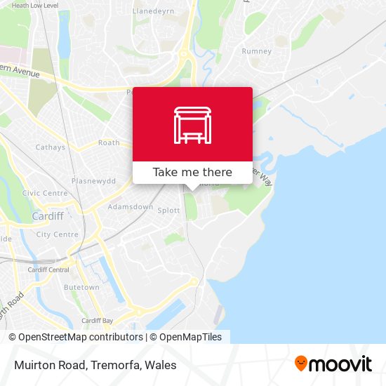 Muirton Road, Tremorfa map