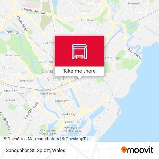 Sanquahar St, Splott map