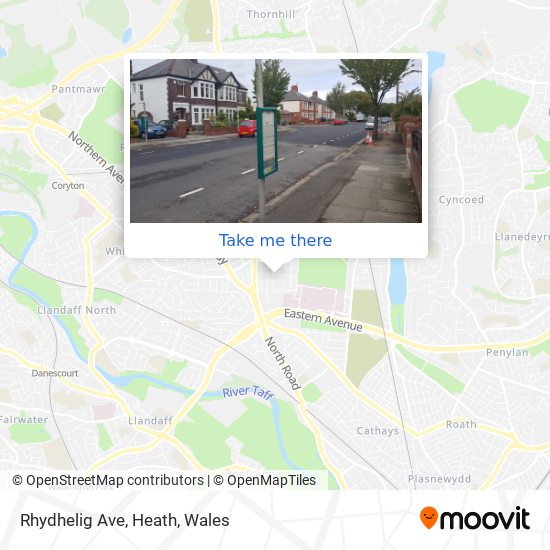 Rhydhelig Ave, Heath map