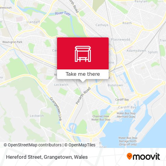 Hereford Street, Grangetown map