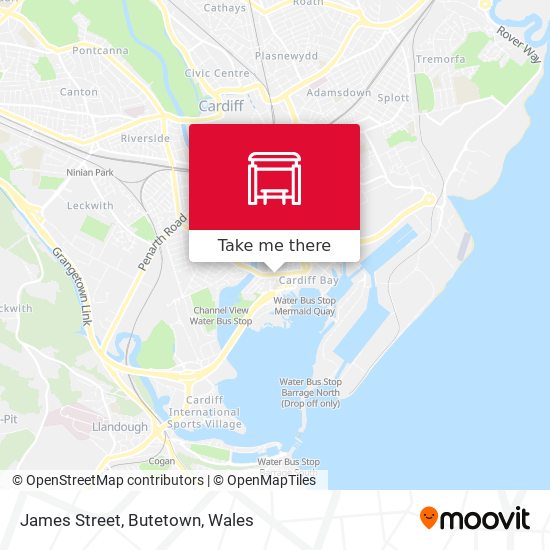 James Street, Butetown map