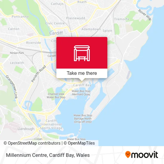 Millennium Centre, Cardiff Bay map