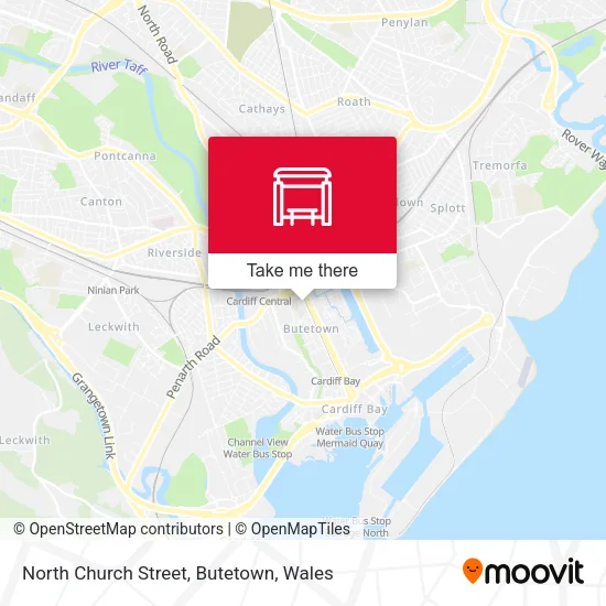 North Church Street, Butetown map