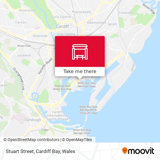 Stuart Street, Cardiff Bay map