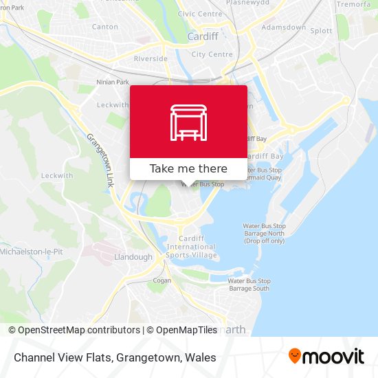 Channel View Flats, Grangetown map