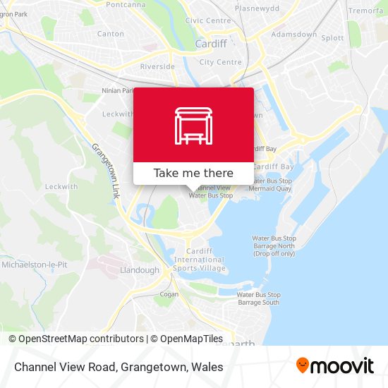 Channel View Road, Grangetown map
