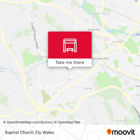 Baptist Church, Ely map