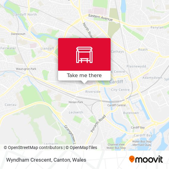 Wyndham Crescent, Canton map