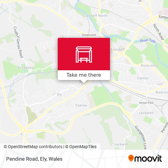 Pendine Road, Ely map