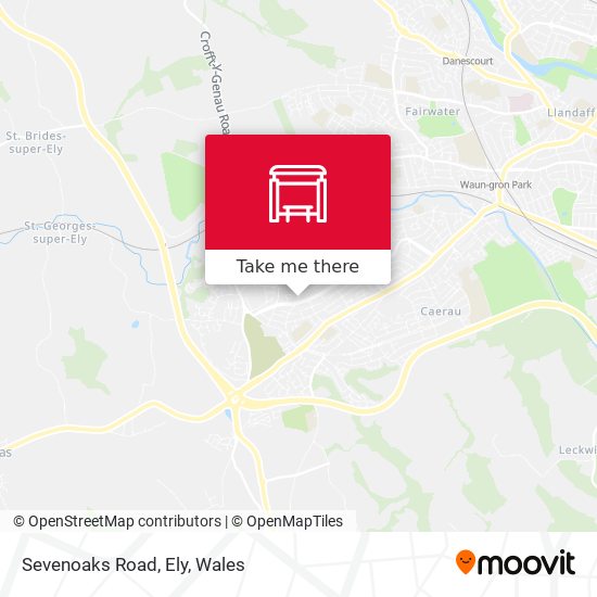 Sevenoaks Road, Ely map