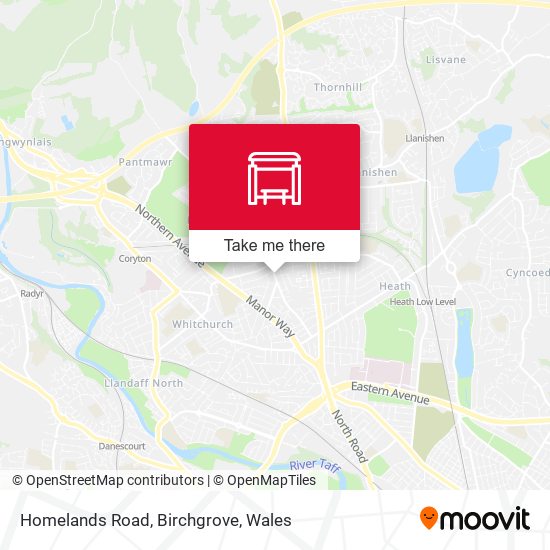 Homelands Road, Birchgrove map