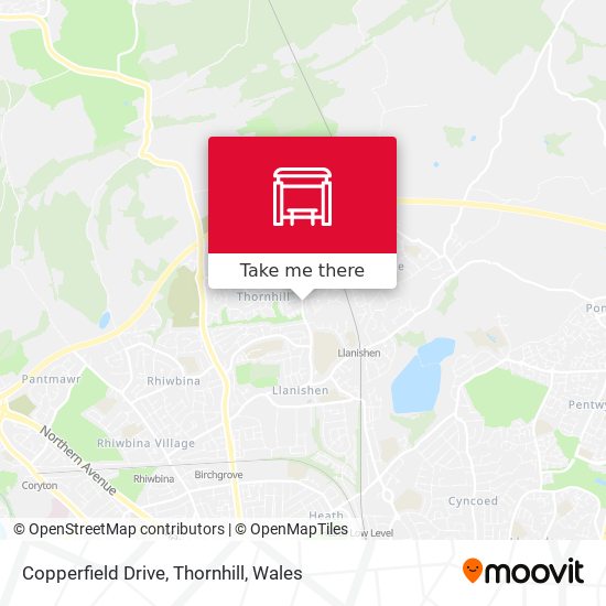 Copperfield Drive, Thornhill map