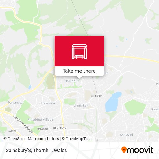 Sainsbury'S, Thornhill map