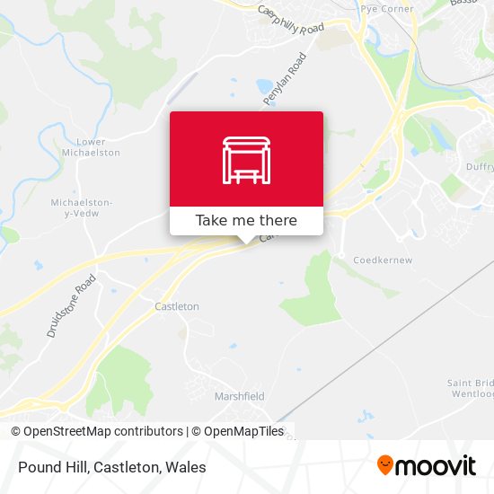 Pound Hill, Castleton map
