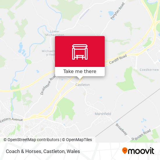 Coach & Horses, Castleton map
