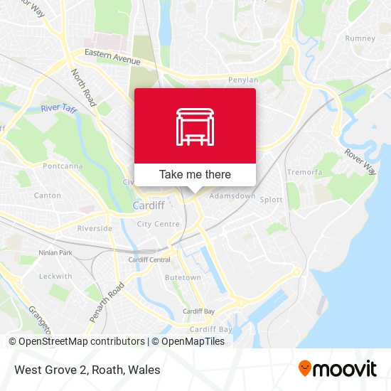 West Grove 2, Roath map