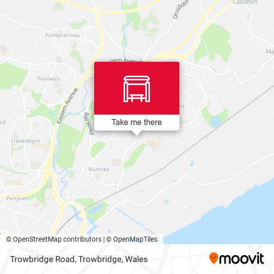 Trowbridge Road, Trowbridge map