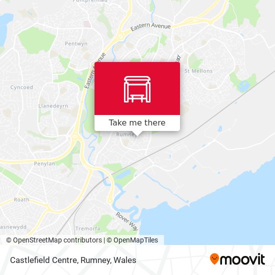 Castlefield Centre, Rumney map
