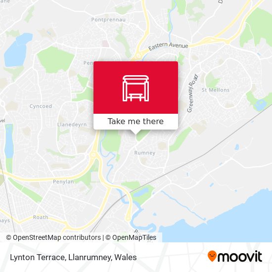 Lynton Terrace, Llanrumney map