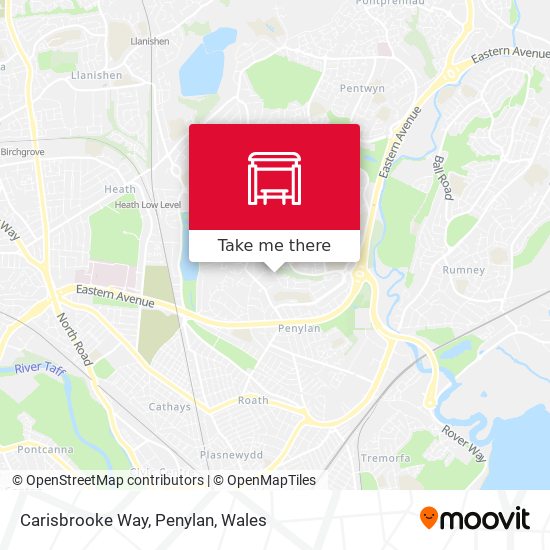 Carisbrooke Way, Penylan map