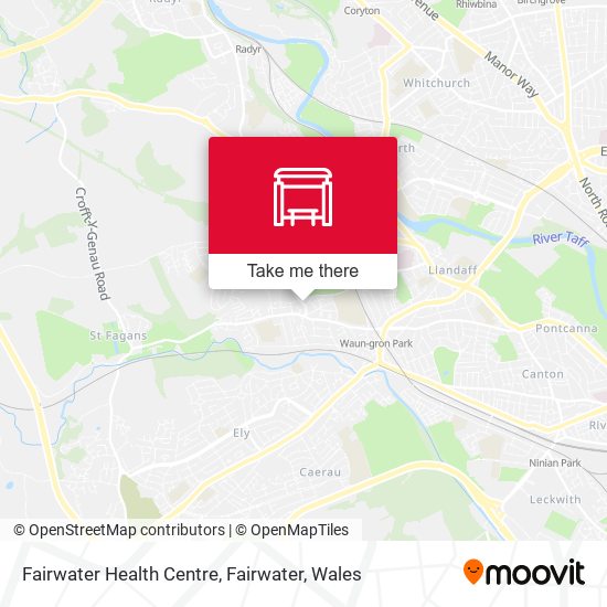 Fairwater Health Centre, Fairwater map