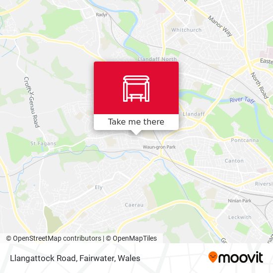 Llangattock Road, Fairwater map